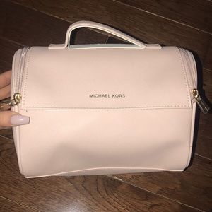 Blush Pink Michael Kors cosmetic case